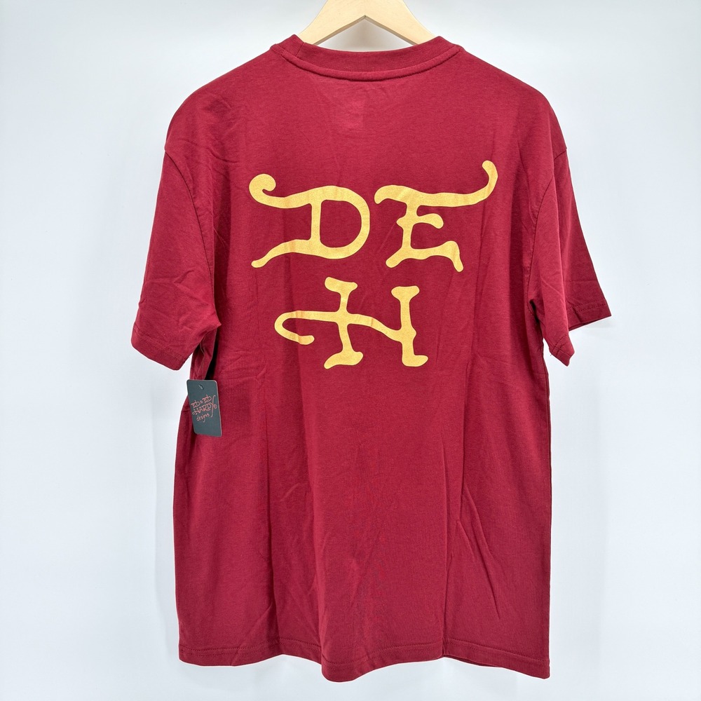 Ed Hardy Mens Wine Red Dragon Graphic Print T Shirt Size Medium Short Sleeve NEW - Picture 7 of 11